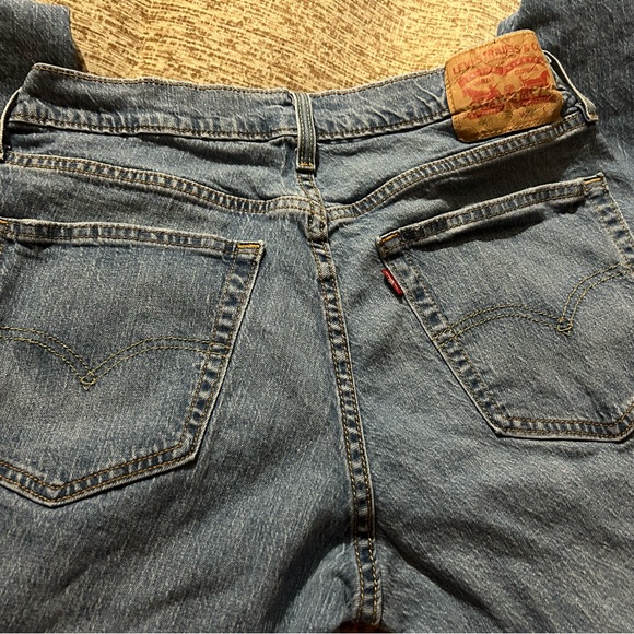 Levi's 559 Jeans Relaxed Straight Fit Ocean Blue Indigo 100% cotton W31 L32 - Picture 5 of 6